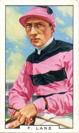 1936 Gallaher Famous Jockeys #41 Fred Lane Front
